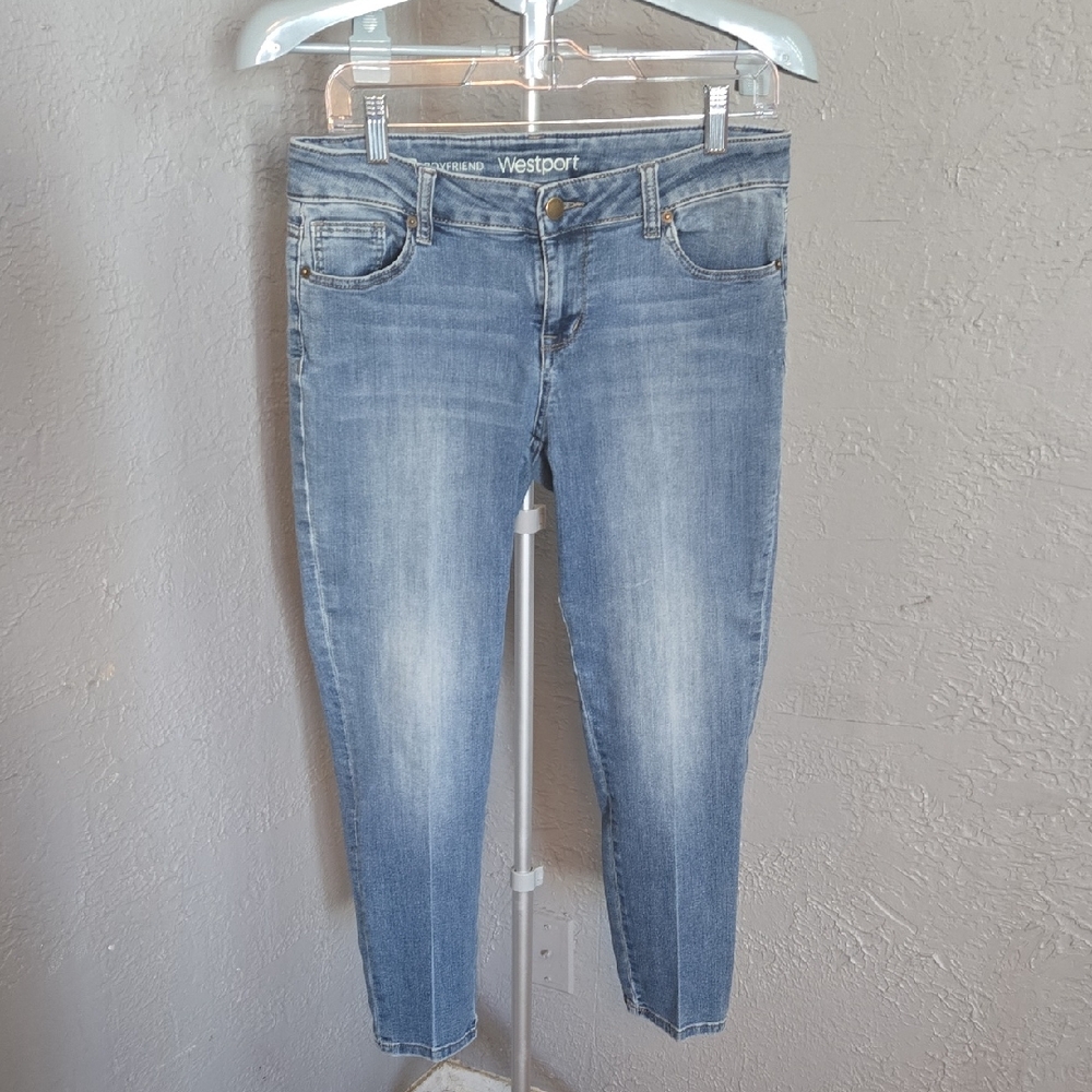 Westport Women's Blue Capri Jeans